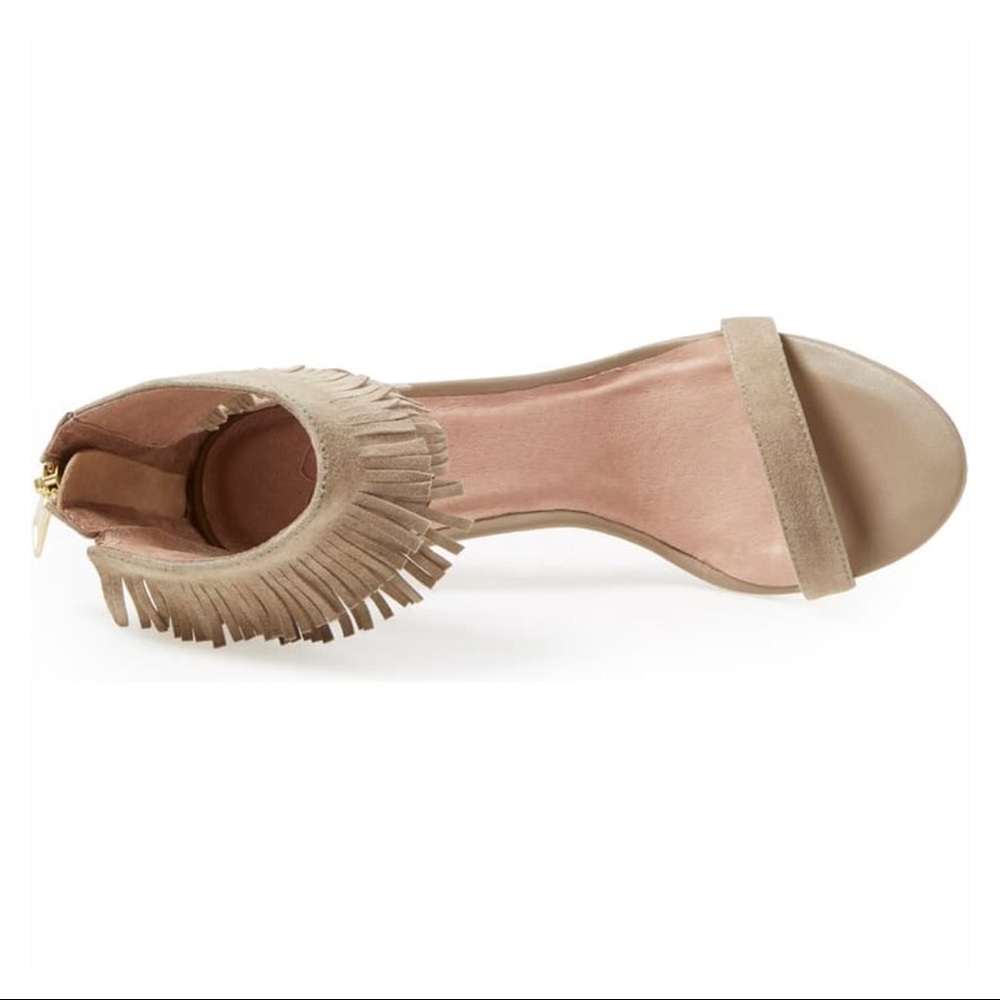Joie Alek Fringe Ankle Strap Heels - Picture 3 of 8